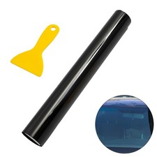 Pare-brise avant voiture - Film solaire transparent noir anti-UV pare-soleil 140