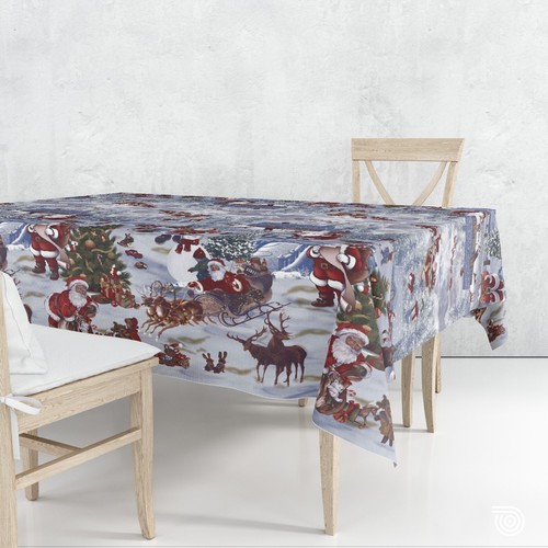 Nappe noël toile cirée - nappe,