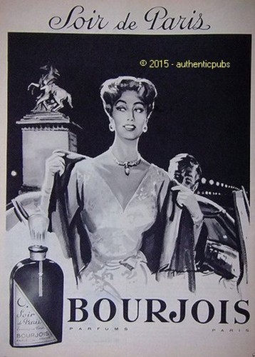 Publicite parfum bourjois - bourjois, soir