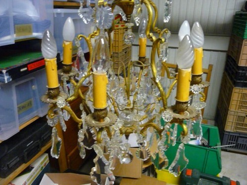 Lustre ancien bronze - ancien,