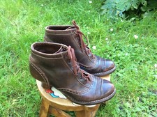 Bottines NEOSENS cuir brun . T 37 .TBE ( L/Y)