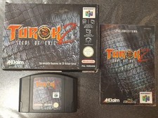 turok 2 seeds of evil N64 nintendo 64 complet PAL NOE 🇩🇪 + cartouche EUR 🇪🇺