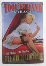 PLAQUE DECORATIVE SEXY PIN UP