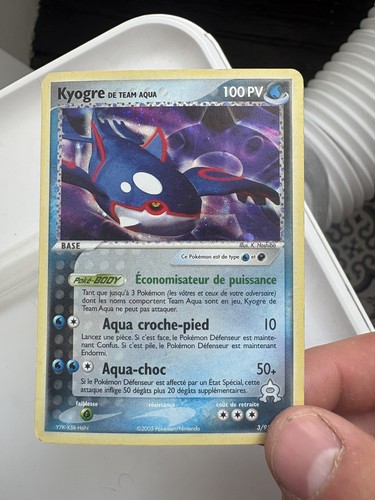 Carte pokémon kyogre team - carte,