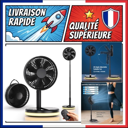 Ventilateur sur pied pliable