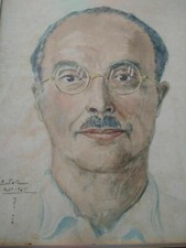 Grande aquarelle portrait