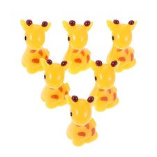  Lot de 20 figurines de girafe en résine : figurines miniatures d'animaux de