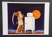 TH959A) CP reproduction ancienne publicité GENERAL ELECTRIC réfrigérateur 