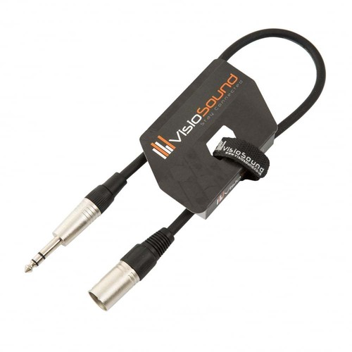Câble xlr mâle jack trs - xlr, à