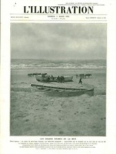 Publicité ancienne document les grands drames baleinière espagnole issu magazine