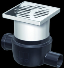 ACO Passavant 2500.00.77 - Siphon de sol EASYFLOW DN 50 horizontal, 150X150