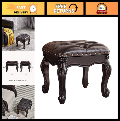 Microfiber leather foot stool - foot,