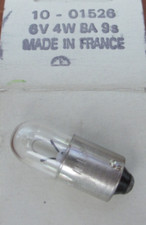 Ampoule témoin NORMA 6V 4W BA9s