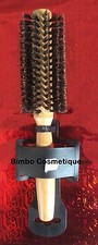 Brosse Ronde Spécial Brushing Manche Bois Coiffure Cheveux Beauté Capillaire