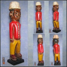 COLON BAOULE rci AFRICANTIC art tribal africain african statue africaine baule