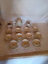 ANCIEN SERVICE A CAFE PORCELAINE LIMOGES A.VIGNAUD 