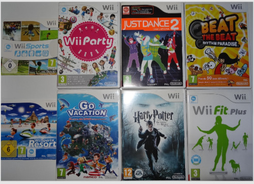 Pack jeux nintendo wii - pack,