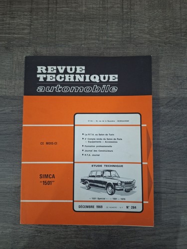 Revue technique automobile - technique, n°