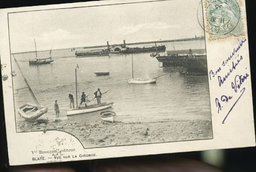 Blaye bateau roue 1900 - a,