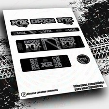 AUTOCOLLANT COMPATIBLE WP477 FOX FLOAT DPX2 FACTORY AMORTISSEUR 2021-22