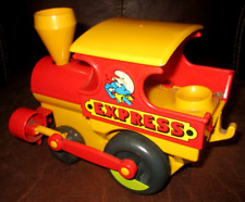 Ancienne locomotive express des schtroumpf-Années 70-CEJI - Roulante