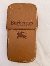 Burberrys Joli étui à lunette  rigide cuir vintage 