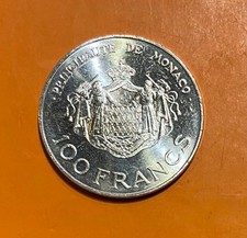 Monaco - 100 francs - Rainier III 1982 Argent SUP
