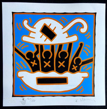 Keith Haring Lithographie COA