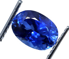 5.95 CT Naturel sans Défaut Ceylan Saphir Bleu Coupe Ovale Certifié Ample Gemme