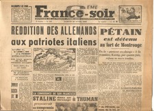 Journal France-Soir 28 Avril
