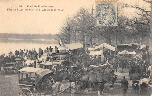 Cpa foret rambouillet - rambouillet, /