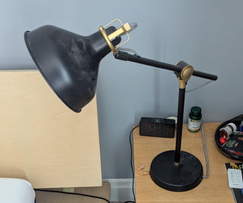 Ikea ranarp work - table, lamp