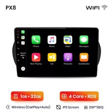 Autoradio Pour Fiat Qubo-Citroën Nemo-Peugeot Bipper 2008-2017 1G+32GB CarPlay