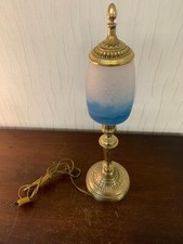 Lampe pâte de verre signée Rethondes