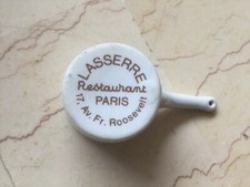 RESTAURANT LASSERRE PARIS: PETITE CASSEROLE PORCELAINE MINIATURE