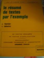le résumé de textes par