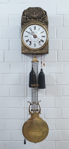 Noble pendule comtoise horloge - pendule,
