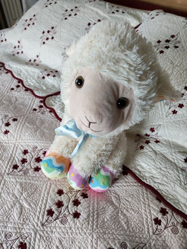 Peluche mouton avec - , nœud