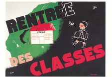 Carte Peynet 320 Rentrée des