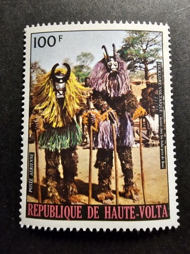 Timbre haute volta danse - timbre,