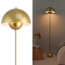 Lampadaire en Acier avec Abat-jour Bombé – Style Scandinave et Rétro – Éclair...