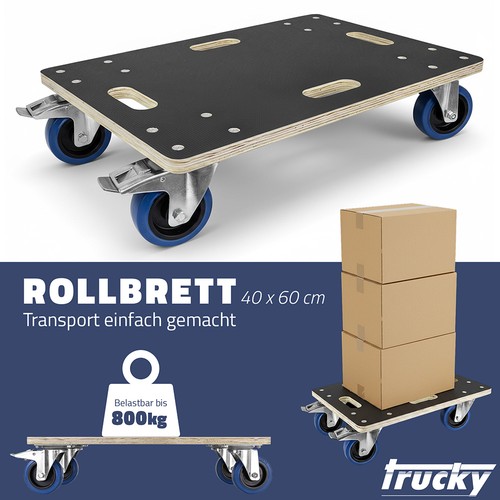 Trucky plateau roulettes 40 - à,