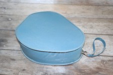 valisette , boite à couture ,rangement vintage bleu année 50/ 60  jouet fillette