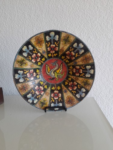 Assiette terre cuite vernissee - assiette,