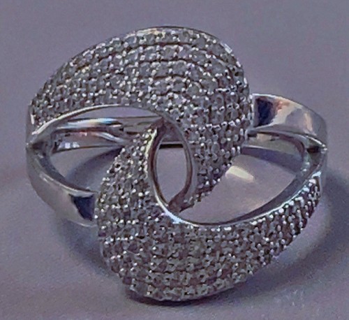 Superbe bague argent zirconium