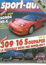 SPORT AUTO N°330 HONDA NS-X / 309 16 SOUPAPES / PORSCHE 928 GT / BMW M5