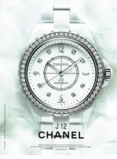 Publicité Advertising 018  2011  montre Chanel  J 12 automatic