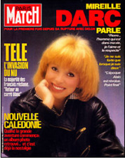 Paris Match n° 1860 du 18 janvier 1985 / Mireille Darc - Le nu à la télé / TBE