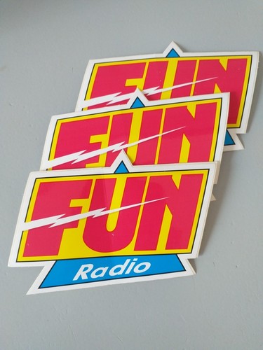 Lot autocollants fun radio - 3,