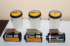 3 Pellicules Kodak 400 ISO Tmax noir et blanc périmées